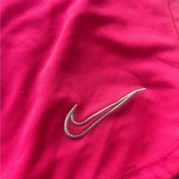 NIKE Women's Neon Pink Dri-fit Running Shorts with Swoosh - Medium - Picture 3 of 4